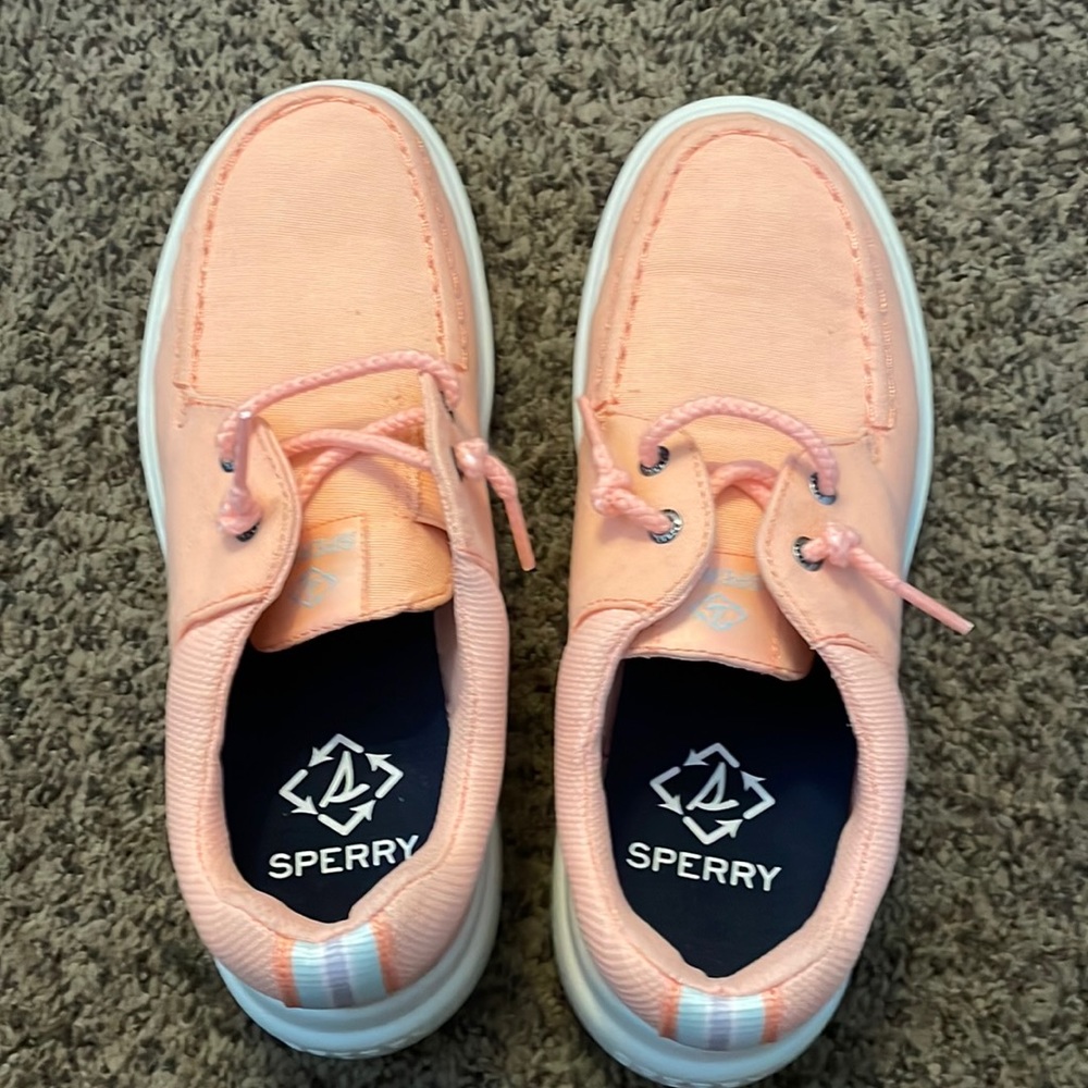 Coral Sperry Boat shoes